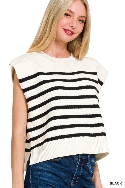 Crew Neck Sweater Vest