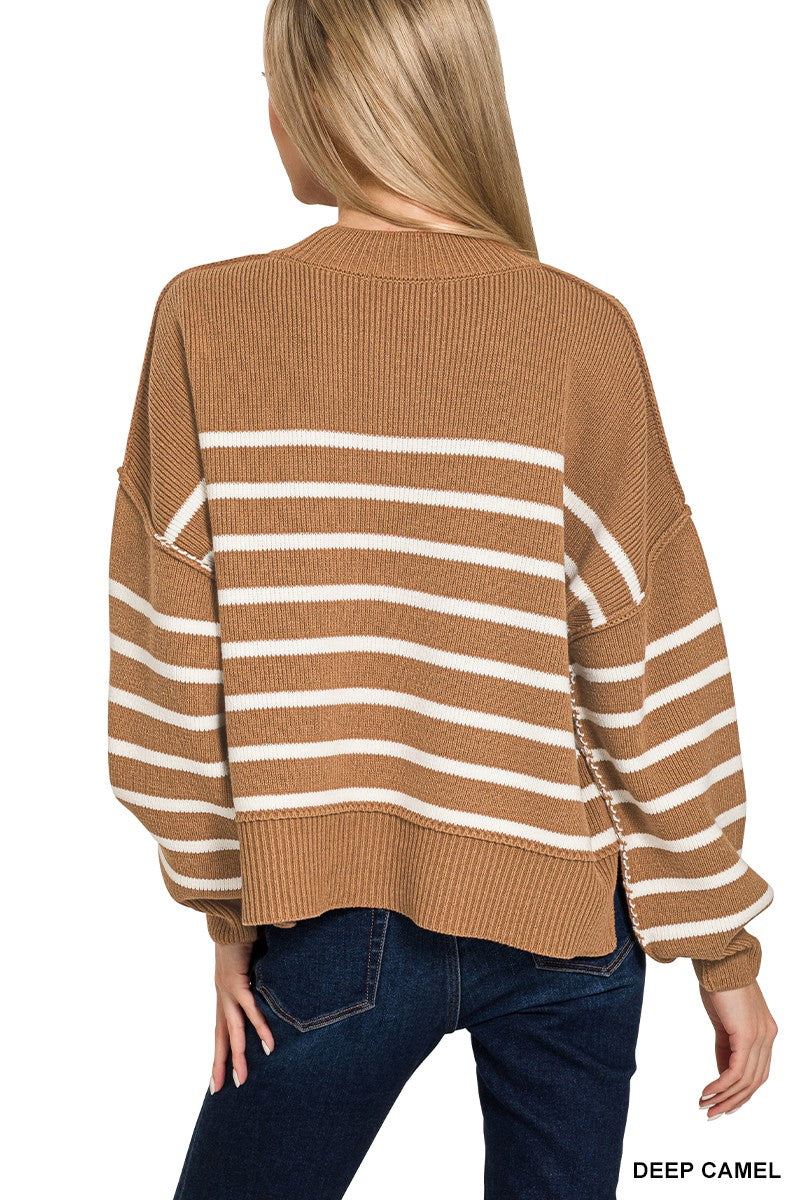 Striped Oversized Sweater