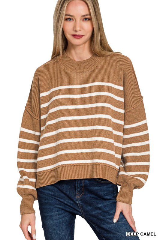 Striped Oversized Sweater