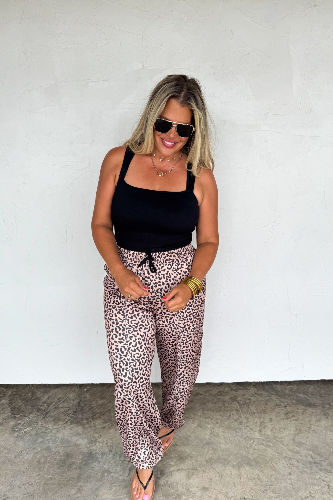 PREORDER- COCO CHEETAH JOGGER PANTS