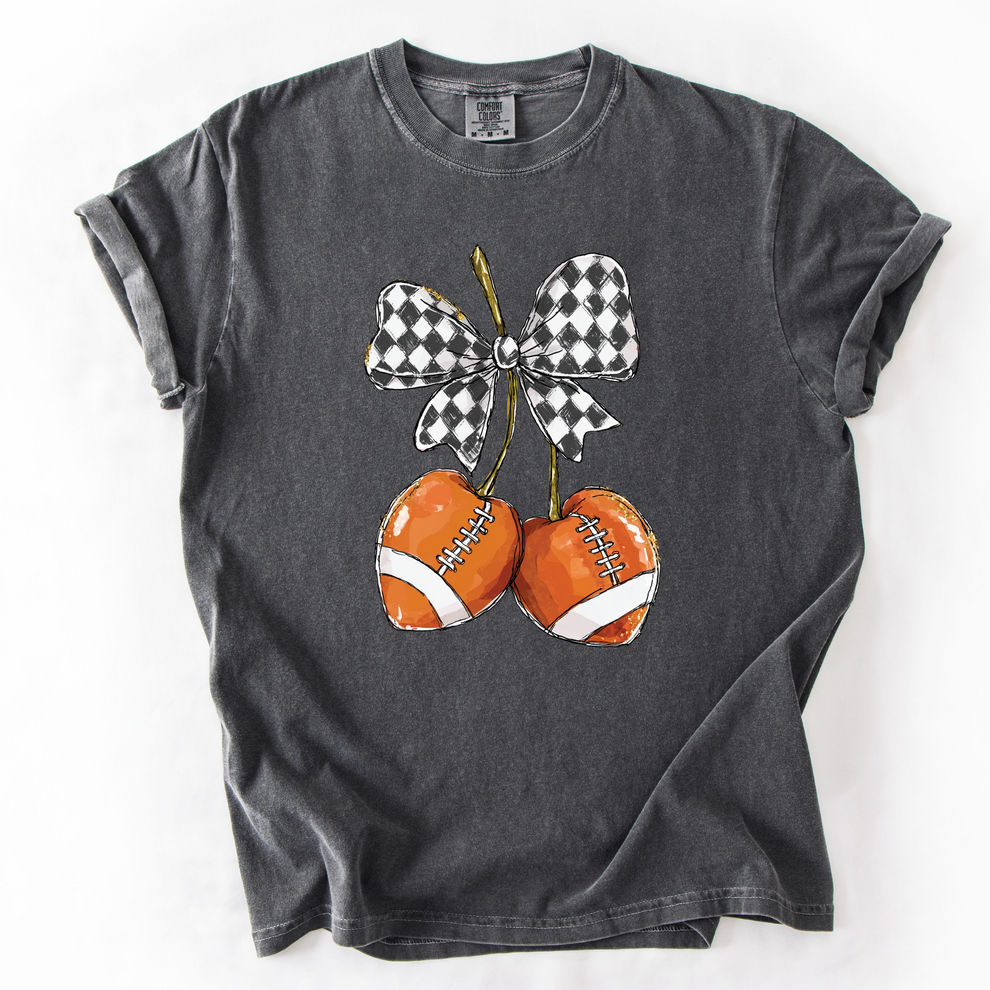 Football Cherries Graphic Tee