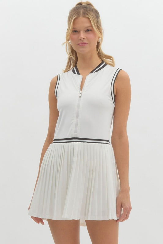 Zip-Up Athletic Dress