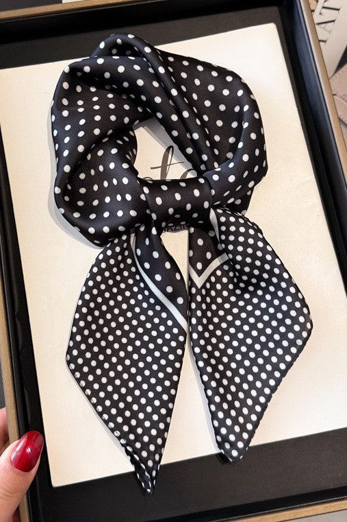 Large Polka Dot Print Scarf