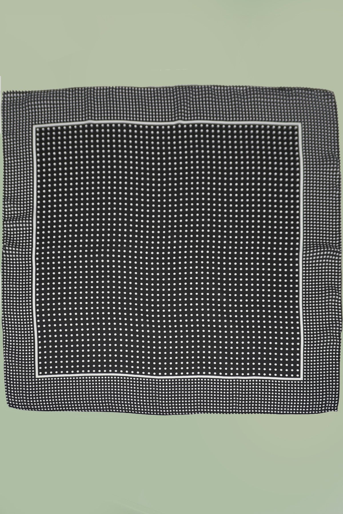 Large Polka Dot Print Scarf