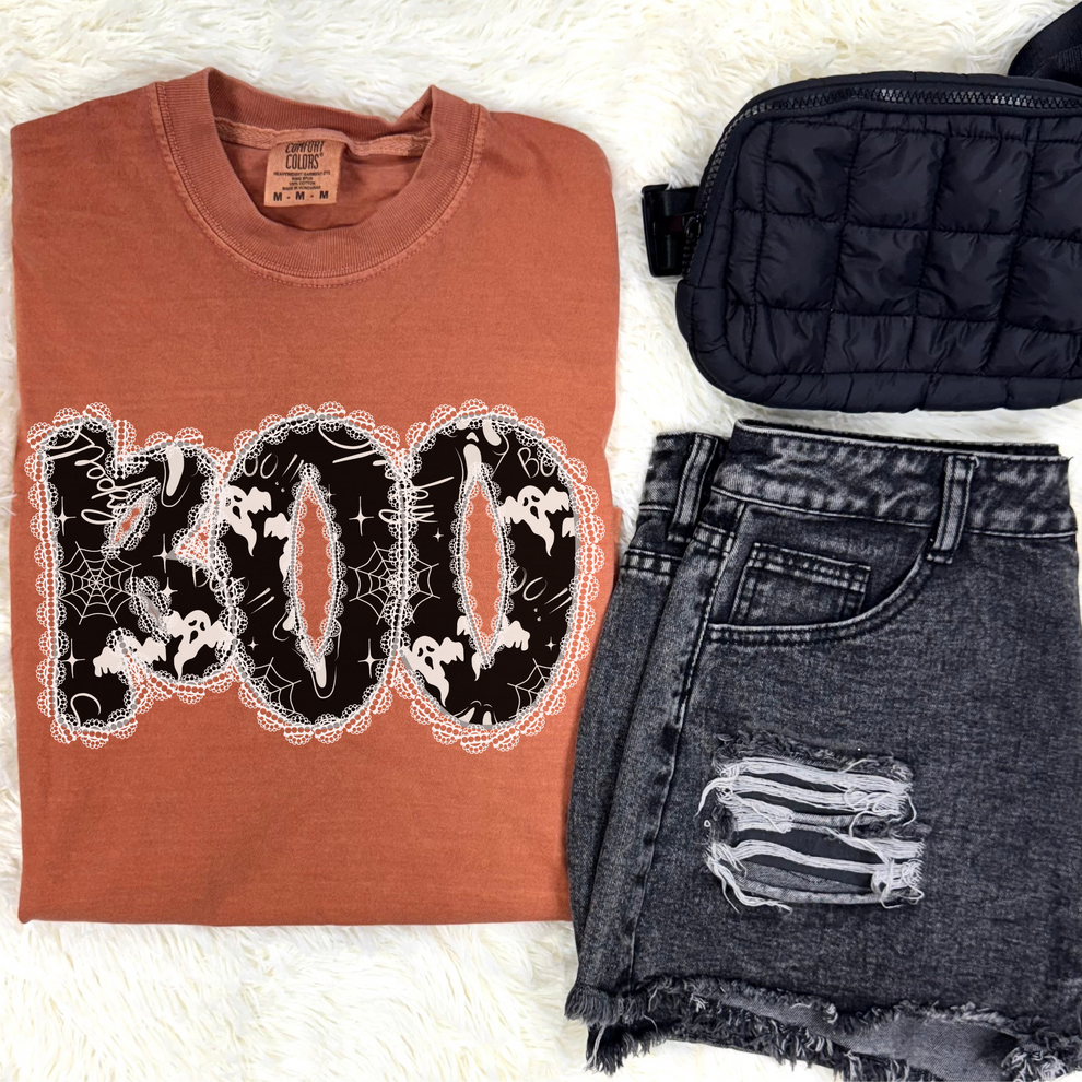 BOO Lace Graphic tee