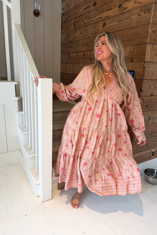 PREORDER- SPRING FLORAL KORA DRESS