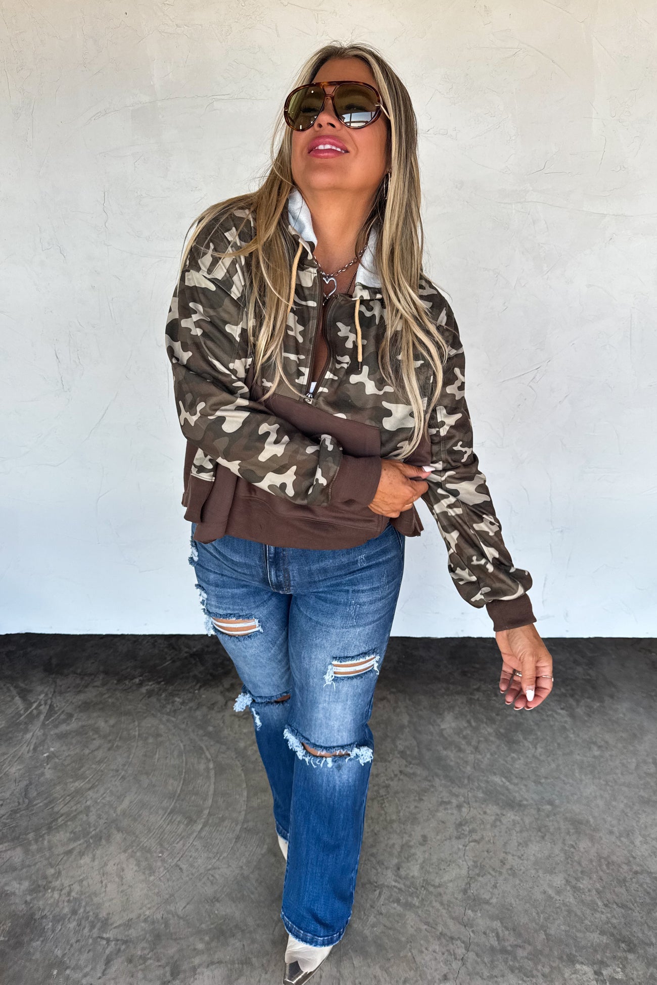 PREORDER- THE HUNTER HALF ZIP HOODIE PULLOVER