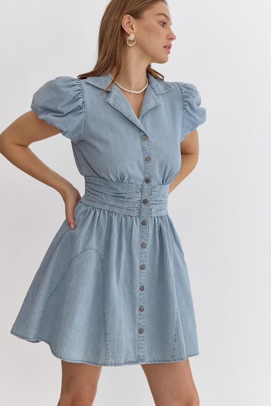 Denim Mini Dress