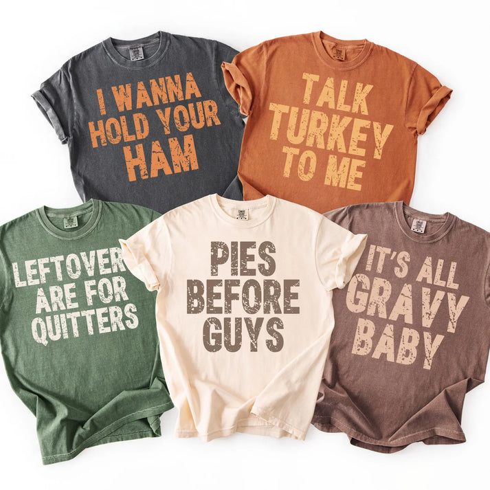 Thanksgiving Sayings Tees